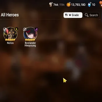 Epic Seven Accounts Starter Global UnVerif|New Era|2 ML(Notos,Bystander Hwayoung)+Vildred,Iseria,Landy,Etc|Poh ON|Abys F