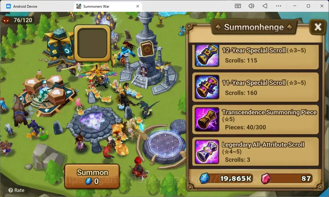 Summoners War: Sky Arena Accounts GLOBAL | NB 5 TESHAR,Starter Gacha 115 12Y+160 11Y image 3