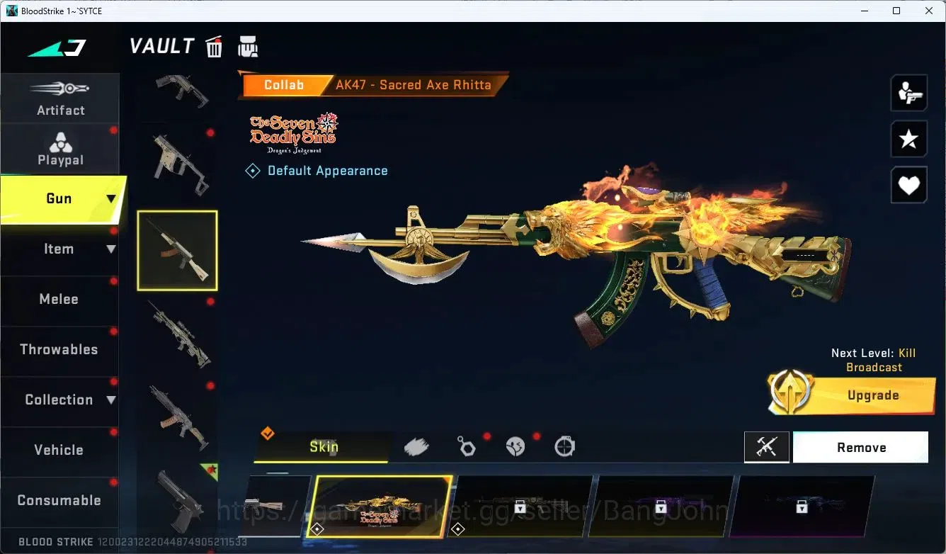 Blood Strike Accounts ASIA | 1 ETERNAL: Desert Eagle-Scorpius | 1 7DS |  image 4