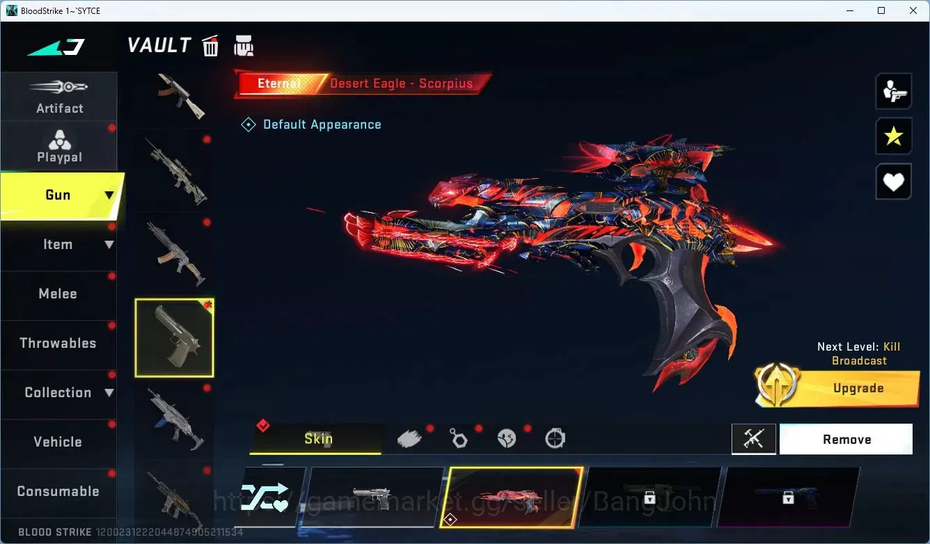Blood Strike Accounts ASIA | 1 ETERNAL: Desert Eagle-Scorpius | 1 7DS |  image 6