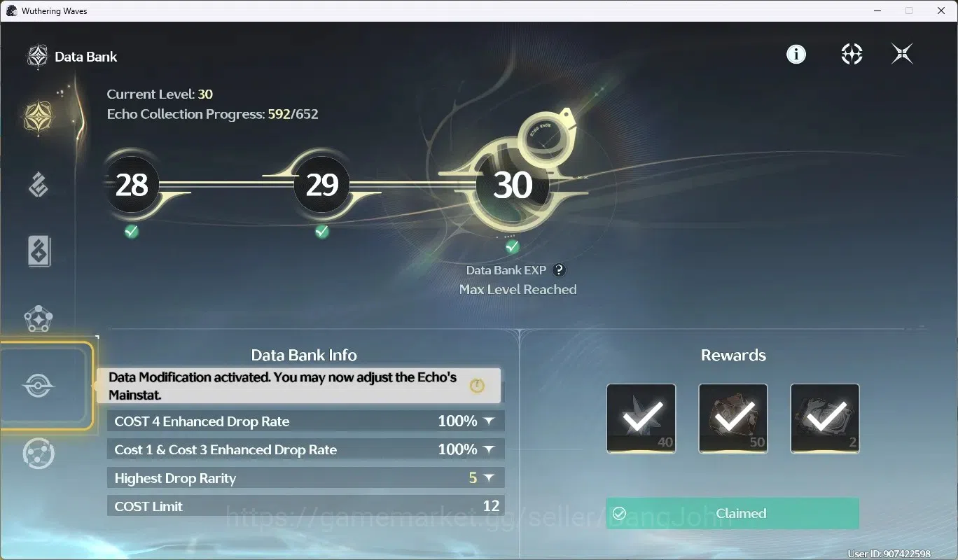 Wuthering Waves Accounts SEA|UL 48|Rank 5|2 Char Limited [Hiyuki RC5]+Sign, image 12