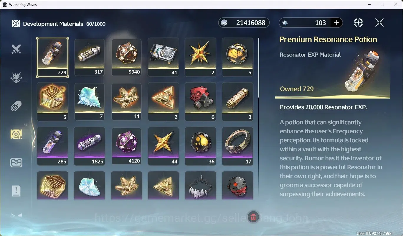Wuthering Waves Accounts SEA|UL 48|Rank 5|2 Char Limited [Hiyuki RC5]+Sign, image 7