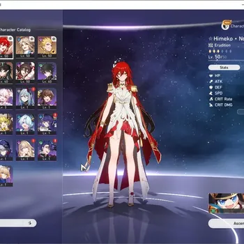 Honkai Star Rail Accounts Others Asia|TL 31|4 Limited|Himeko Nova,Huohuo,Gilgamesh,Danheng Lunae + 1 Standard Yanqing|Male
