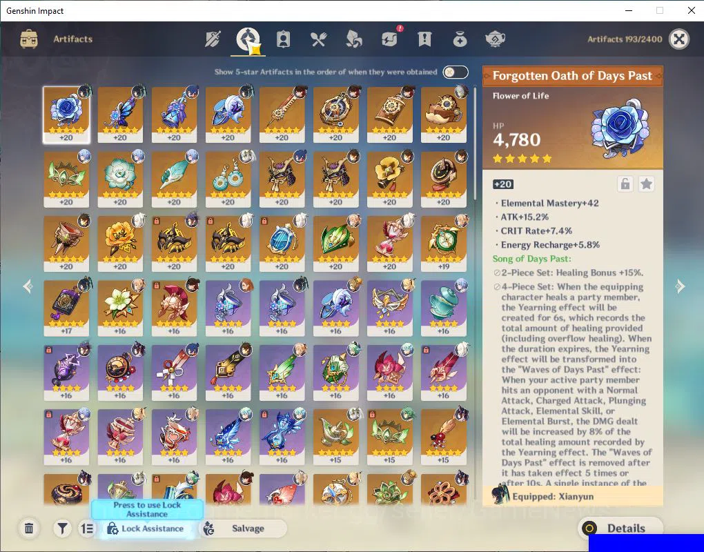 Genshin Impact Accounts Mid Game ASIA|AR 56|5 limited +3(*5Weapon)| {Ayato,Nahida+Sign},Zhongli,Xianyun,Baizhu |MC 5