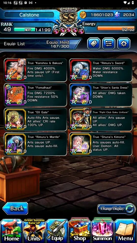 Grand Summoners Accounts Global | Rank 49 | 2.034 Crystal | 5 Ascend|Chloe image 6