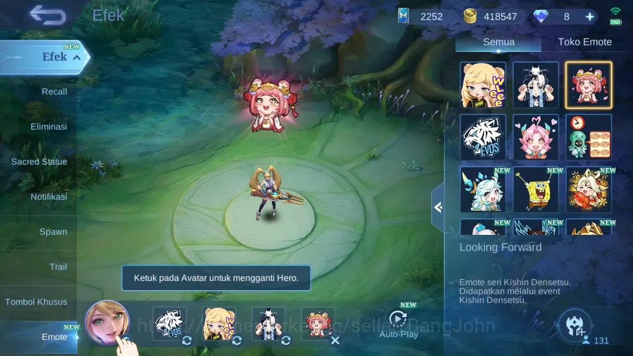 Mobile Legends: Bang Bang Accounts Global|Hero 131|Skin 384|Renowned|Legend Gusion|Co image 14