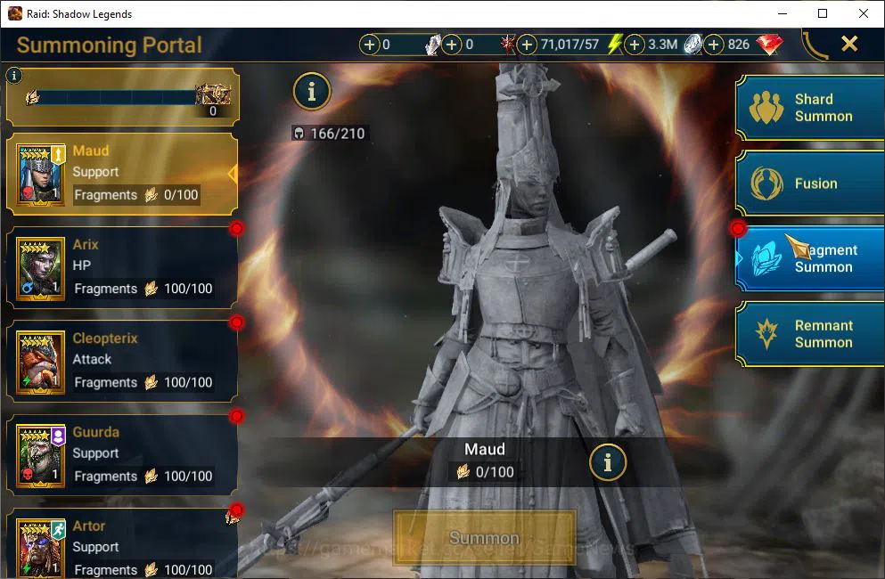 Raid: Shadow Legends Accounts Mid-Game Lv14 858K Power|1 Mythical (Galathir)|22 Legendary 14