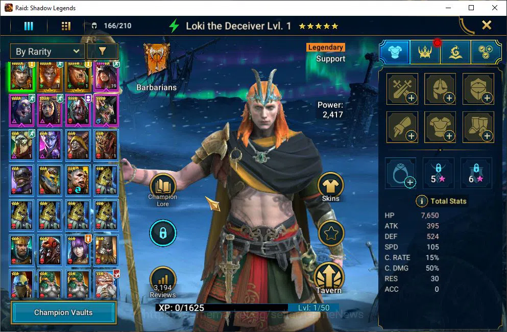Raid: Shadow Legends Accounts Mid-Game Lv14 858K Power|1 Mythical (Galathir)|22 Legendary 4