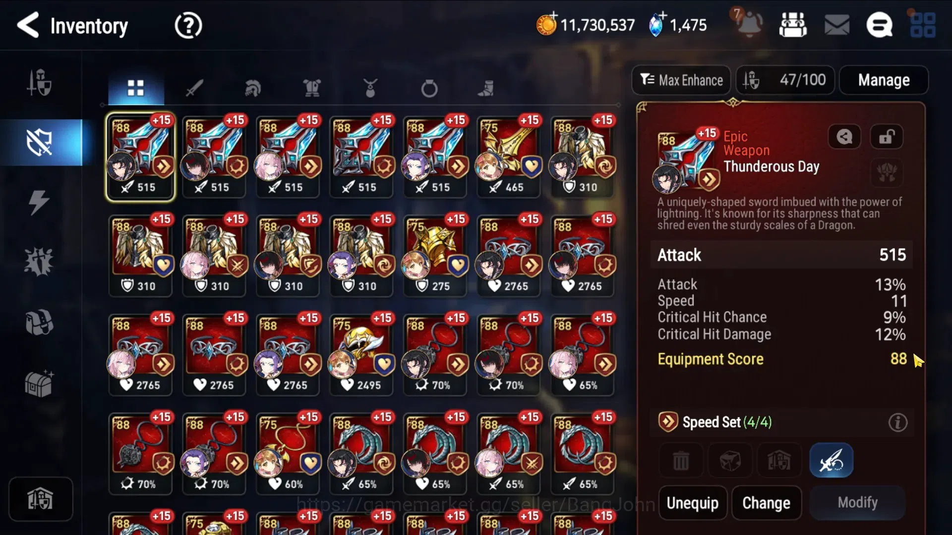 Epic Seven Accounts Global | 7 ML(EIlynav,EWLudwing,BHwayoung,MAKen,Et image 5