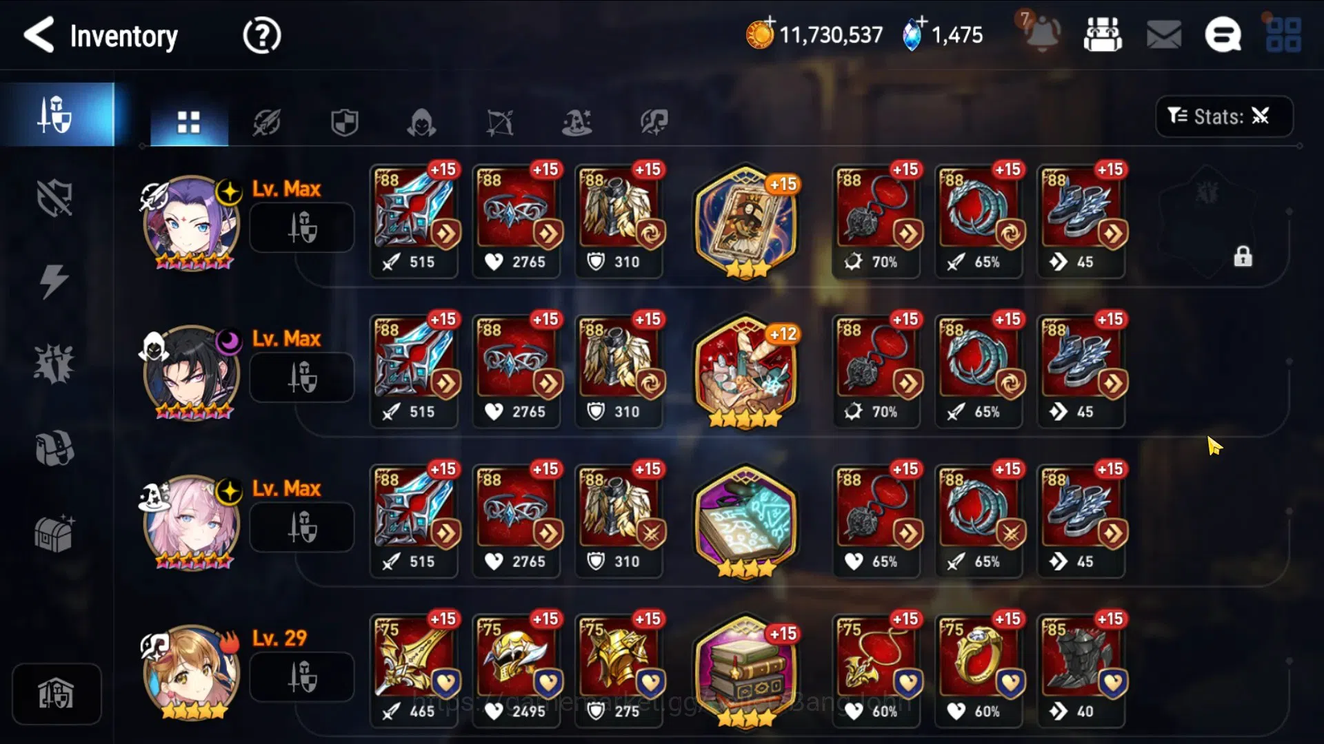 Epic Seven Accounts Global | 7 ML(EIlynav,EWLudwing,BHwayoung,MAKen,Et image 6