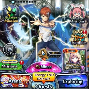 Grand Summoners Accounts End-Game Global|Rank 82|2035 CC|11 Ascend+2 TW|[Emiya,Isliid]+Sign,S Miyu,Kirisame,Chloe,Luv&Rin,WH