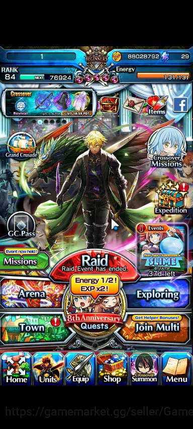 Grand Summoners Starter Global|Rank 84|1 Sp Art|25 Ascend|[Inumuta,Emiya,S image 1