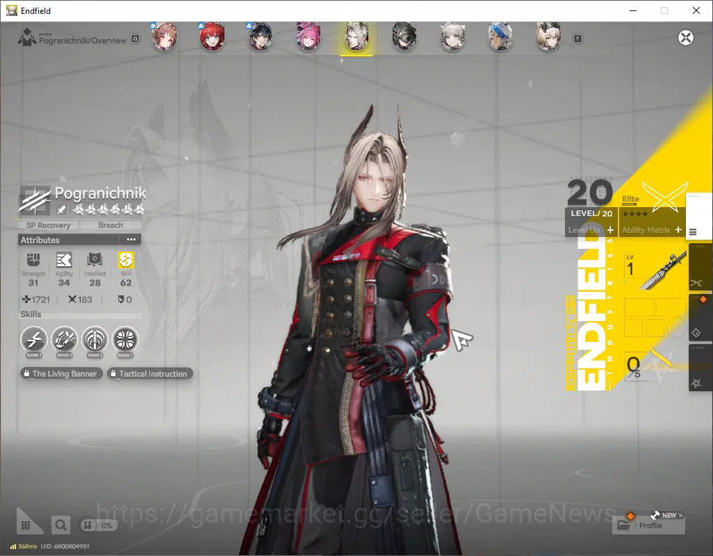 Arknights: Endfield Accounts ASIA|Lv 52|SSR 5[2Limit]|Laevatain+sign,Ardelia+si image 6