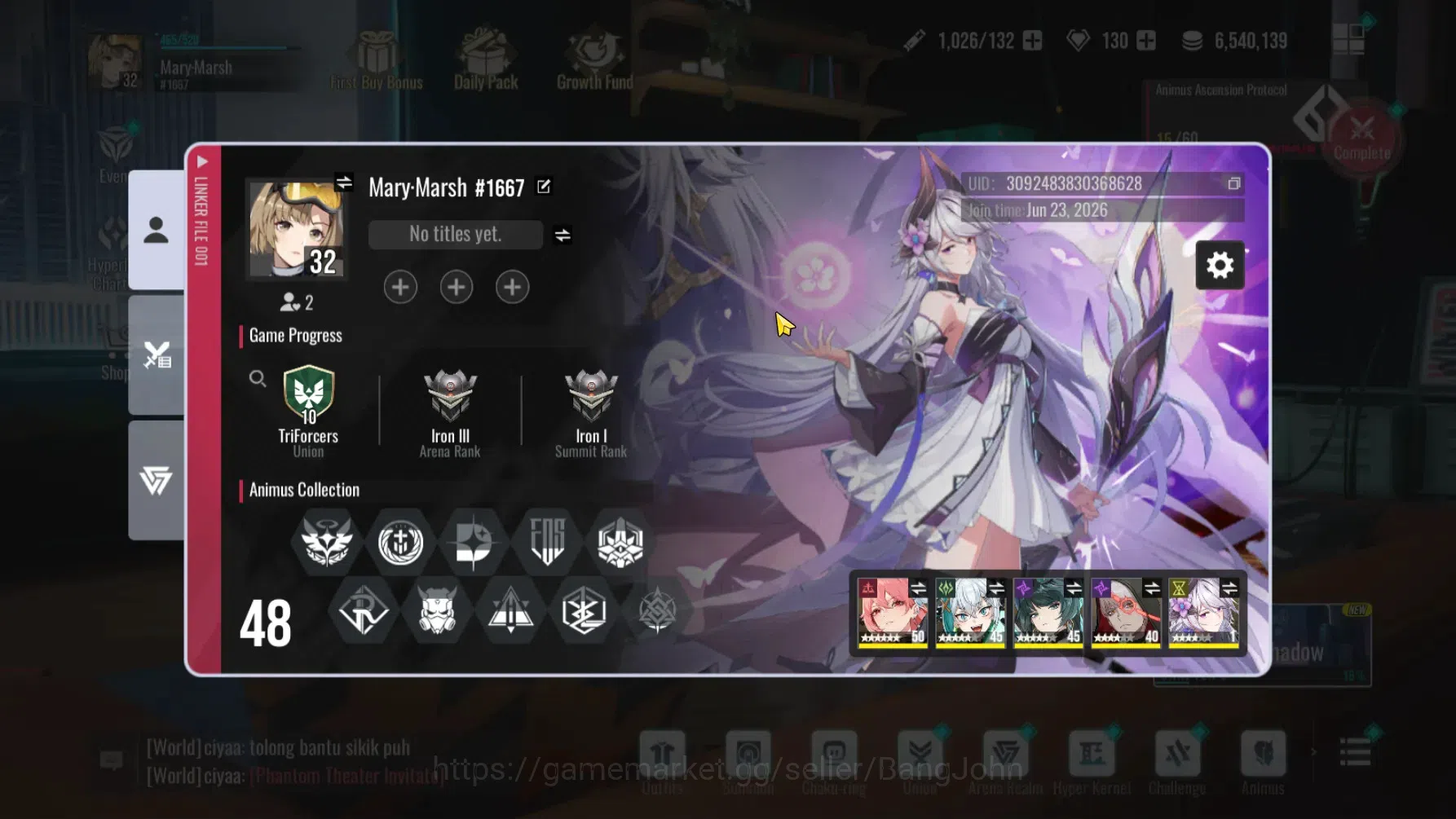 Etheria: Restart Accounts GLOBAL | LVL 32 | 14 SSR | 1 SSR Selector | image 2