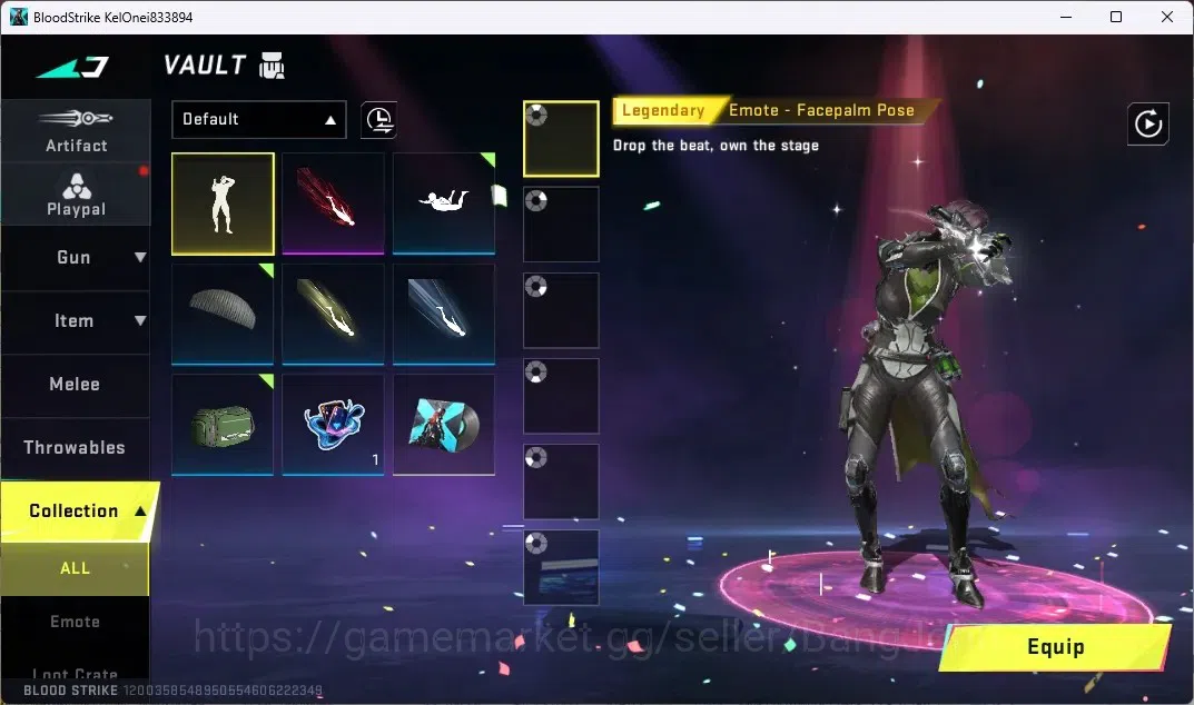 Blood Strike Accounts ASIA | 1 ULTRA Melee: Lightblade - Dark Force | 1  image 6