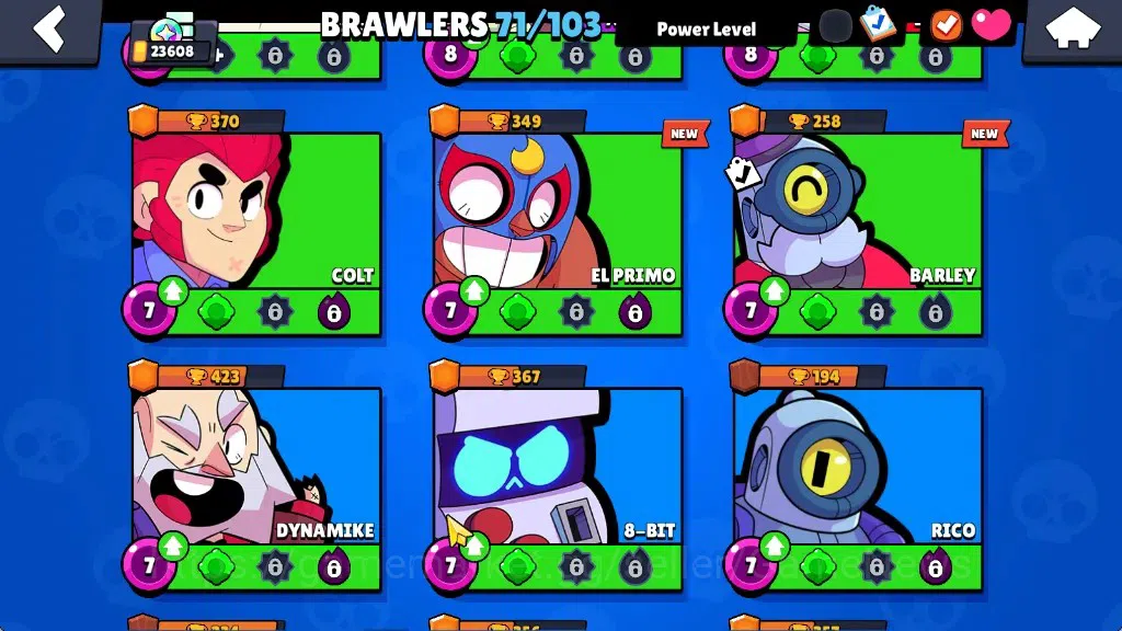 Brawl Stars Accounts 23608 Trophy|71Brawlers 15Max|UL Kaze|13k PP,4k Bl image 14