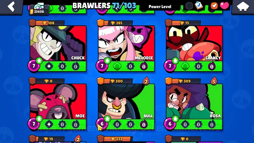 Brawl Stars Accounts 23608 Trophy|71Brawlers 15Max|UL Kaze|13k PP,4k Bl image 17