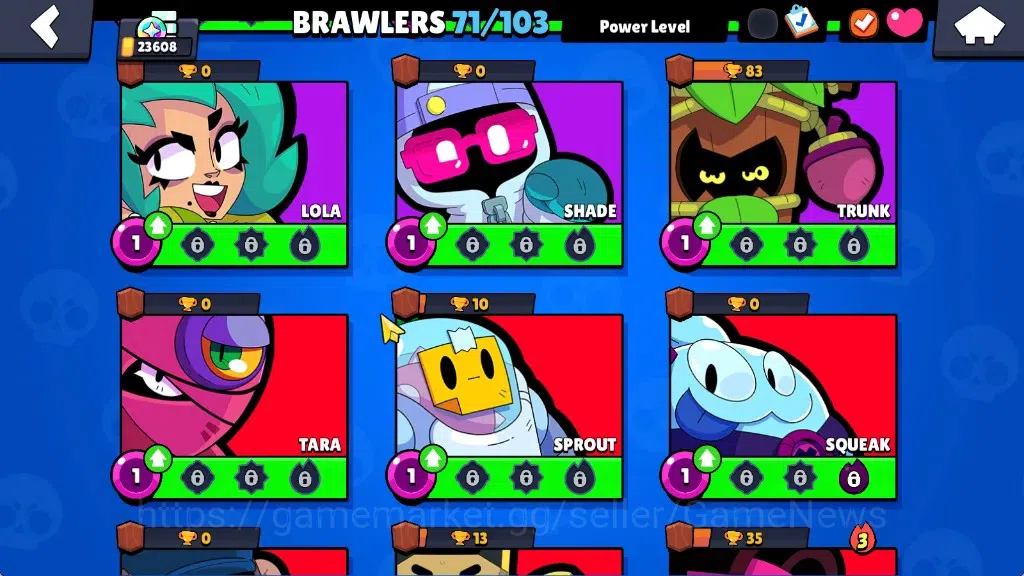 Brawl Stars Accounts 23608 Trophy|71Brawlers 15Max|UL Kaze|13k PP,4k Bl image 19