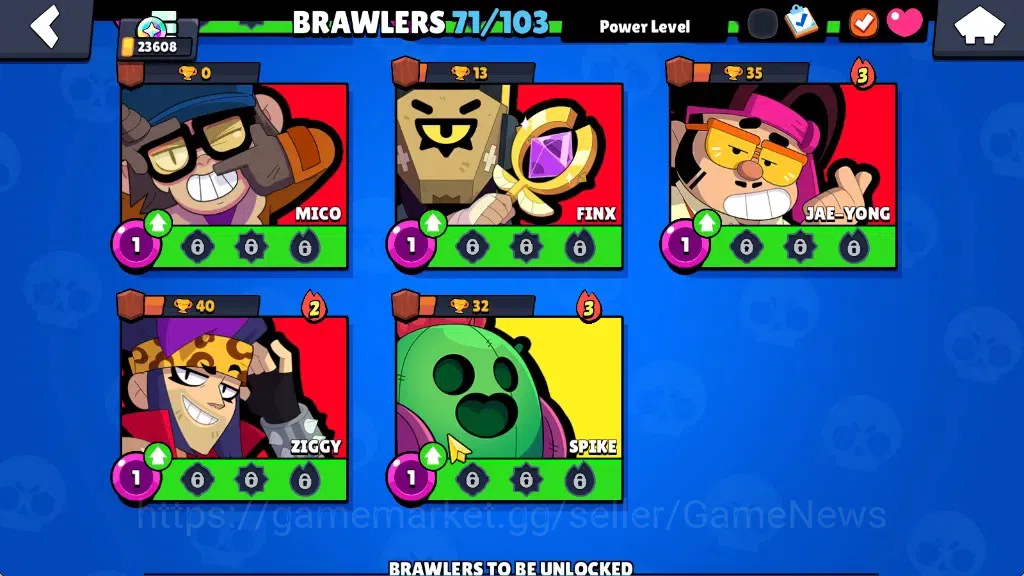 Brawl Stars Accounts 23608 Trophy|71Brawlers 15Max|UL Kaze|13k PP,4k Bl image 20