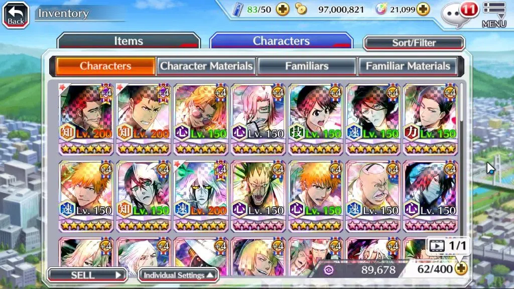 Bleach: Brave Souls Accounts [GLOBAL]21K Orbs+Fresh All Story|TYBW24 Isshin,Jap image 11