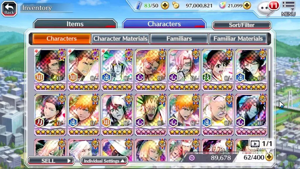 Bleach: Brave Souls Accounts [GLOBAL]21K Orbs+Fresh All Story|TYBW24 Isshin,Jap image 12