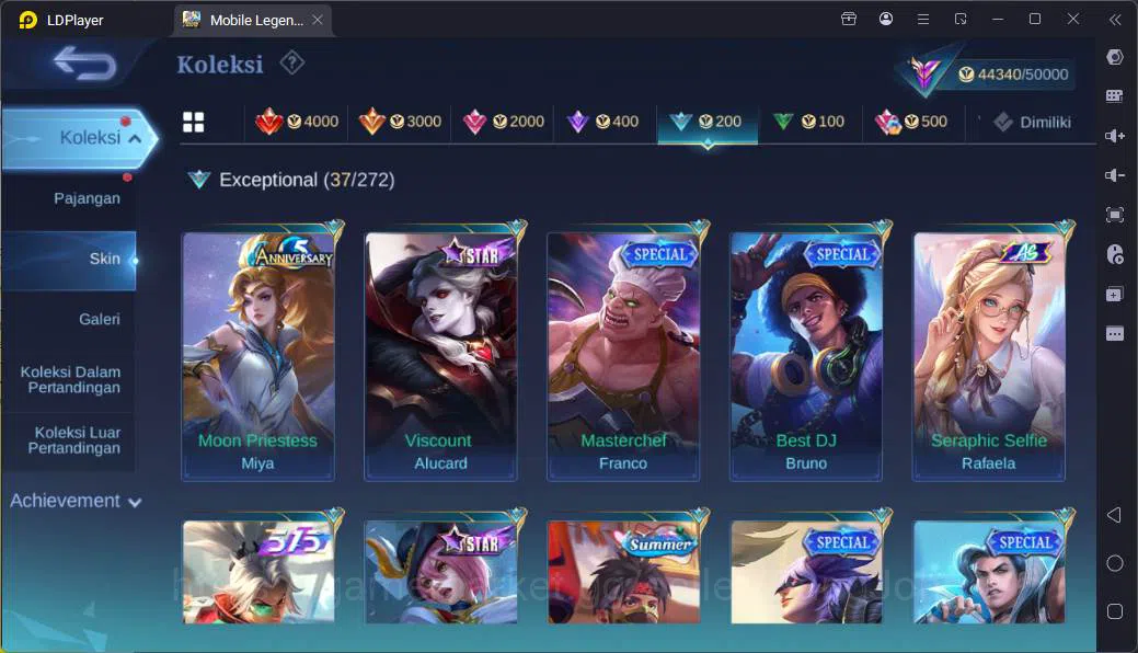Mobile Legends: Bang Bang Accounts Hero 132|Skin 216|Luckybox Haya,CC Natalia,LB Fann image 12