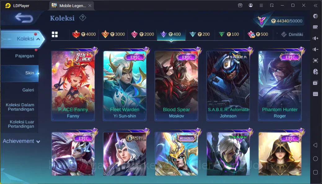 Mobile Legends: Bang Bang Accounts Hero 132|Skin 216|Luckybox Haya,CC Natalia,LB Fann image 15