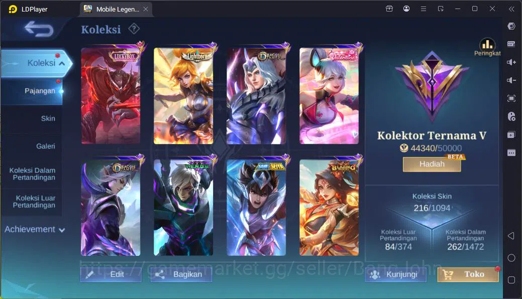 Mobile Legends: Bang Bang Accounts Hero 132|Skin 216|Luckybox Haya,CC Natalia,LB Fann image 18