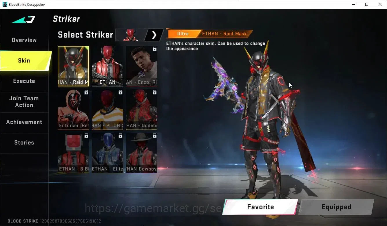 Blood Strike Accounts ASIA|ETERNAL Vector-ShadowDrake+7 ULTRA [Ethan,Luc image 3