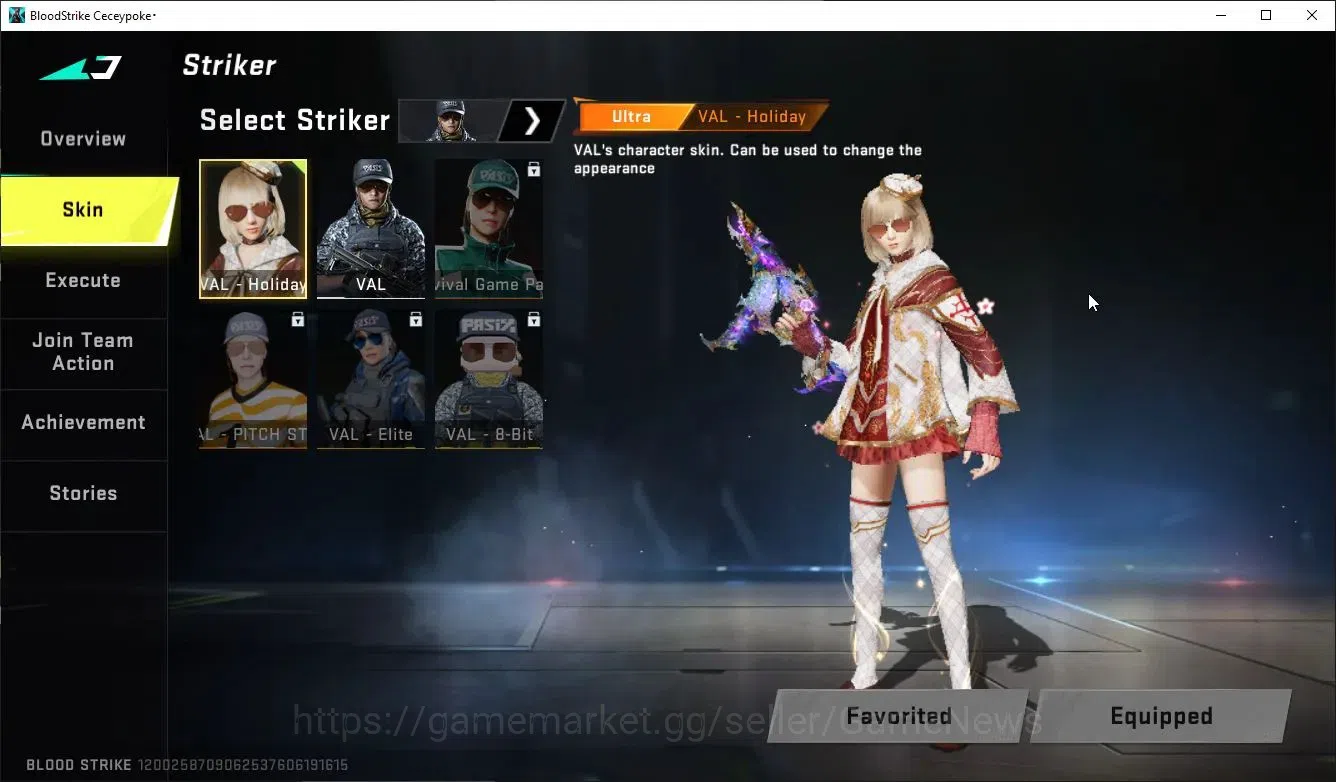 Blood Strike Accounts ASIA|ETERNAL Vector-ShadowDrake+7 ULTRA [Ethan,Luc image 5