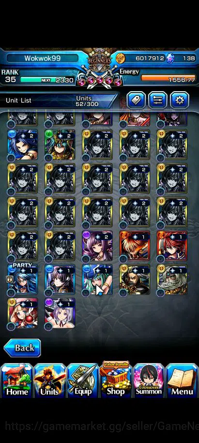 Grand Summoners Accounts Global|Rank 35|3 Ascend+2 TW| Diablo TW,RR Rimuru image 18