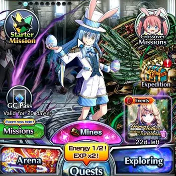 Grand Summoners End-Game Global|Rank 35|3 Ascend+2 TW| Diablo TW,RR Rimuru  image 1