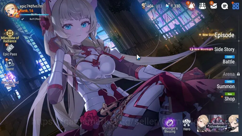 Epic Seven Accounts GLOBAL Unverif|New Era|2 ML(Rhiana N Luciel,MA Ken image 1