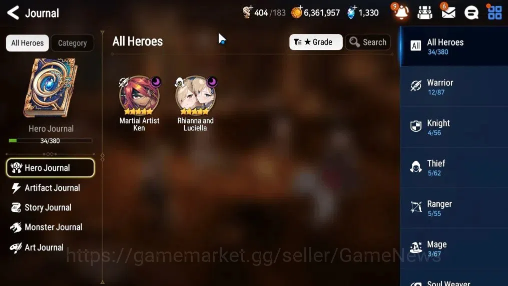 Epic Seven Accounts GLOBAL Unverif|New Era|2 ML(Rhiana N Luciel,MA Ken image 4