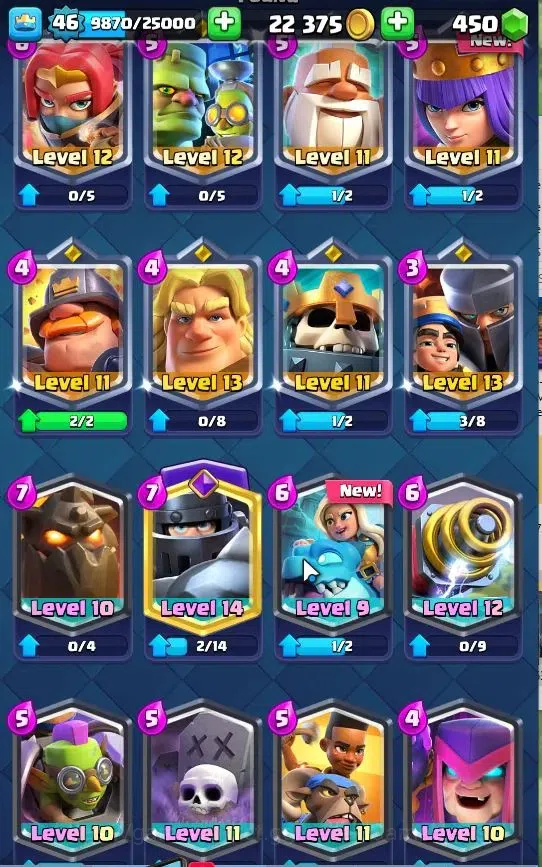 Clash Royale Accounts Lv 46|Trophy 4153|Lmt Skin|KTL 11|TotalCard 69|4 H image 13