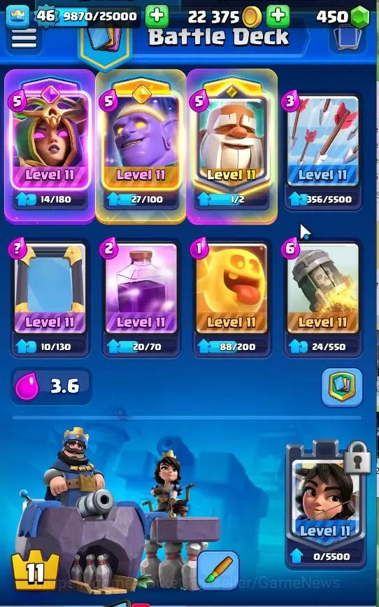 Clash Royale Accounts Lv 46|Trophy 4153|Lmt Skin|KTL 11|TotalCard 69|4 H image 6