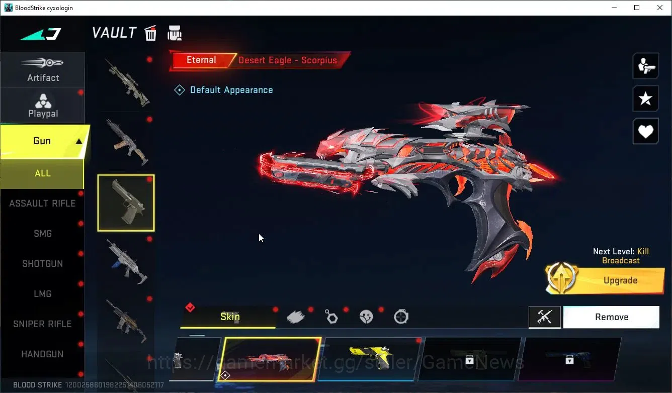 Blood Strike Accounts ASIA|Eternal DEagel Scorpius|Collab TR [FN2000,Tak image 10