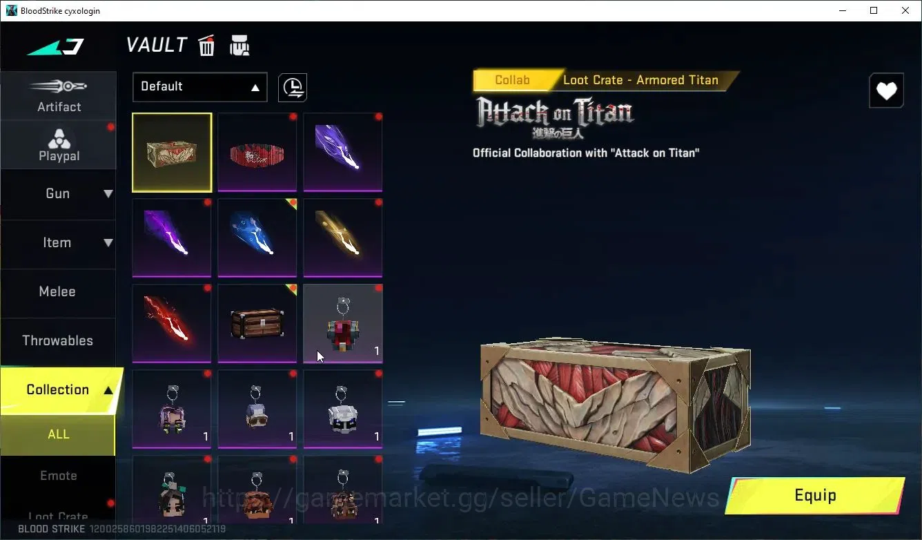 Blood Strike Accounts ASIA|Eternal DEagel Scorpius|Collab TR [FN2000,Tak image 18