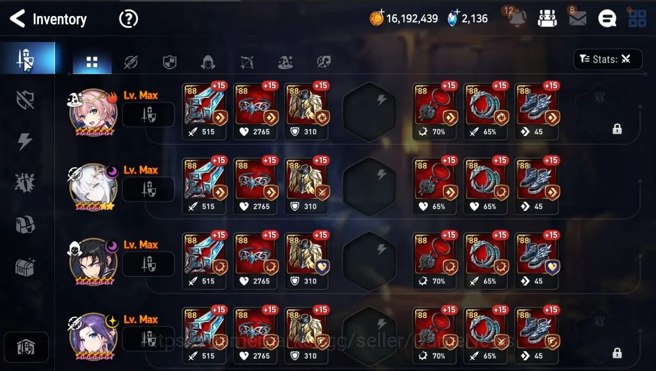 Epic Seven Accounts GLOBAL Unverif|New Era|5 ML(Salome,EW Ludwig,RRoan image 15