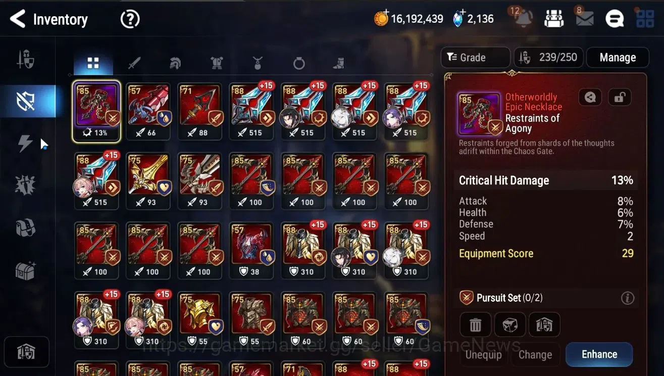 Epic Seven Accounts GLOBAL Unverif|New Era|5 ML(Salome,EW Ludwig,RRoan image 16