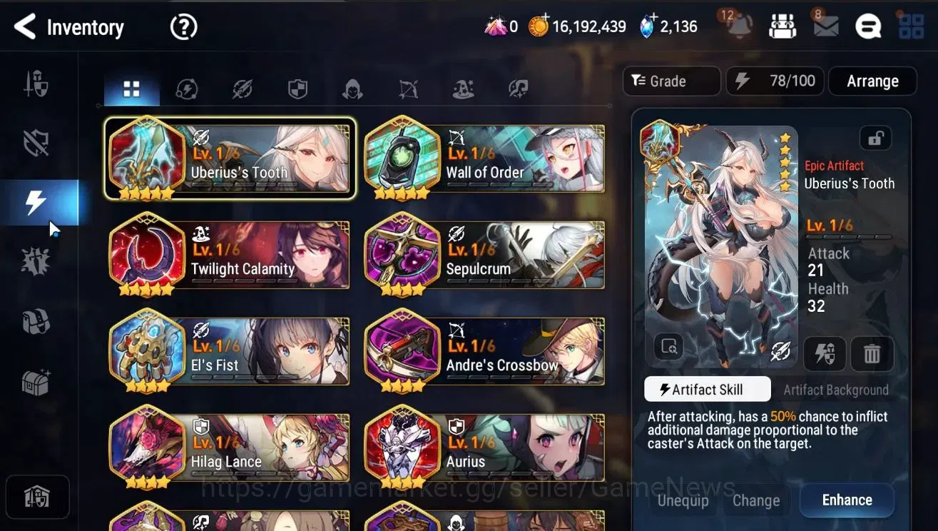 Epic Seven Accounts GLOBAL Unverif|New Era|5 ML(Salome,EW Ludwig,RRoan image 17