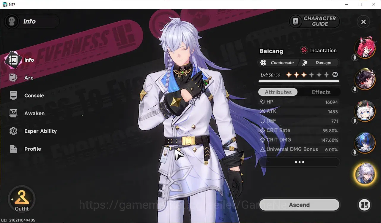 Neverness to Everness Accounts GLOBAL SEA|HL 45|TL 27|8 SSR 3 Limited [Lacrimosa, image 11