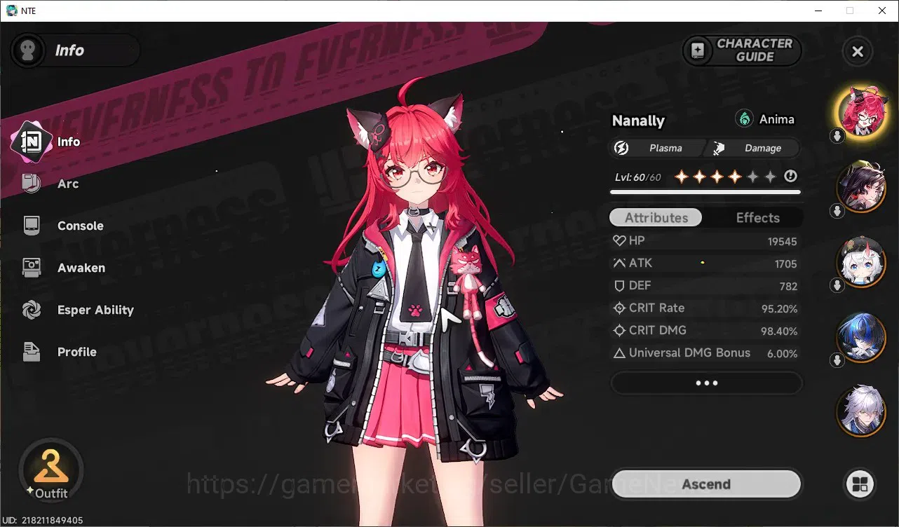 Neverness to Everness Accounts GLOBAL SEA|HL 45|TL 27|8 SSR 3 Limited [Lacrimosa, image 7