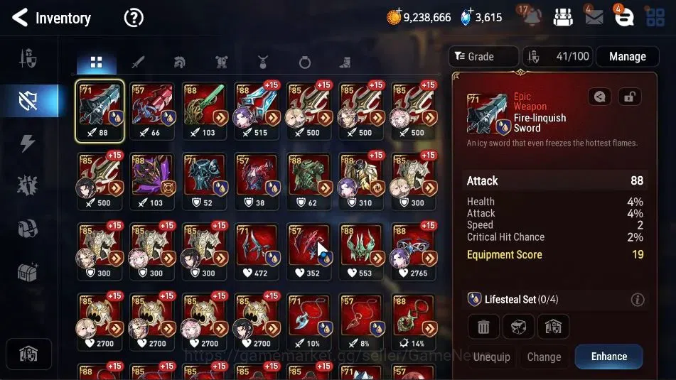 Epic Seven Accounts Starter GLOBAL UnVerif|New Era|4 ML(Rhiana&Luciel,Des Lilibet,Spec Sez,Etc)+Aby 14