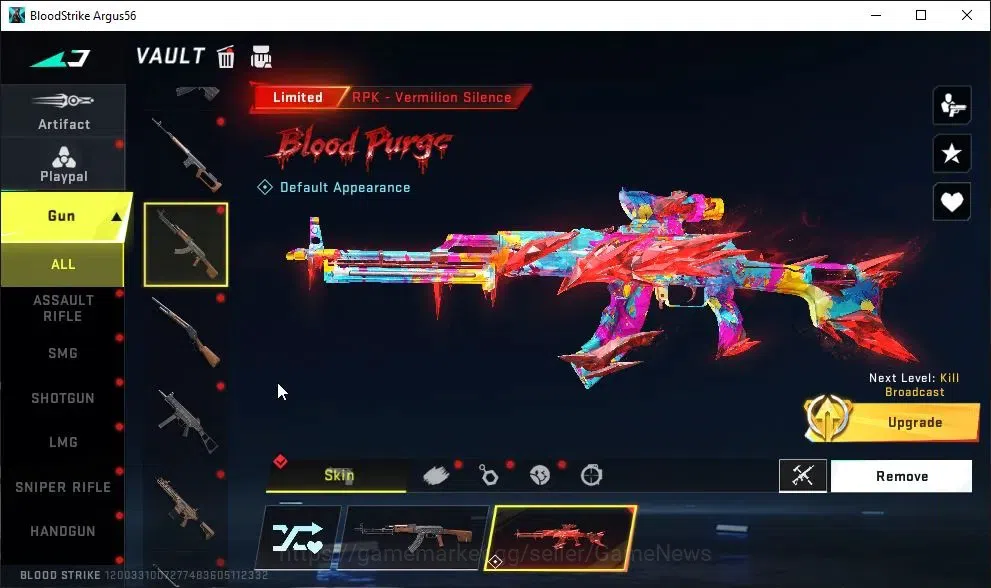 Blood Strike Accounts ASIA|8 ULTRA BF KNIFE-SYNTHWAVE +[Val,Volt,Origin- image 14