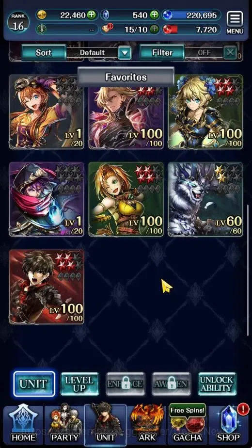 Last Cloudia Accounts GLOBAL|Rank 16|Top Tier Unit|DL Judecca Samekh,SM  image 2