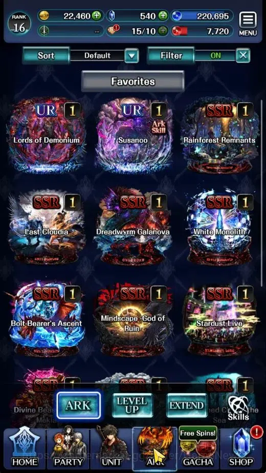 Last Cloudia Accounts GLOBAL|Rank 16|Top Tier Unit|DL Judecca Samekh,SM  image 3
