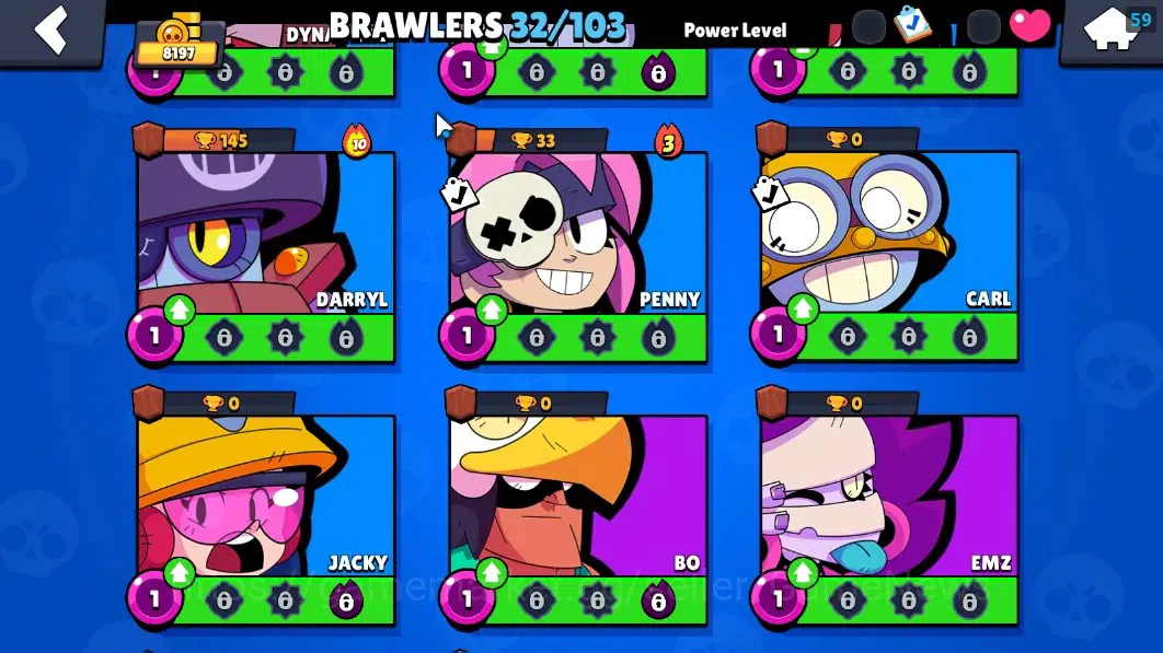 Brawl Stars Accounts 8197 Trophy|32 Brawlers 2 Max Lvl|Colette Full Buf image 10