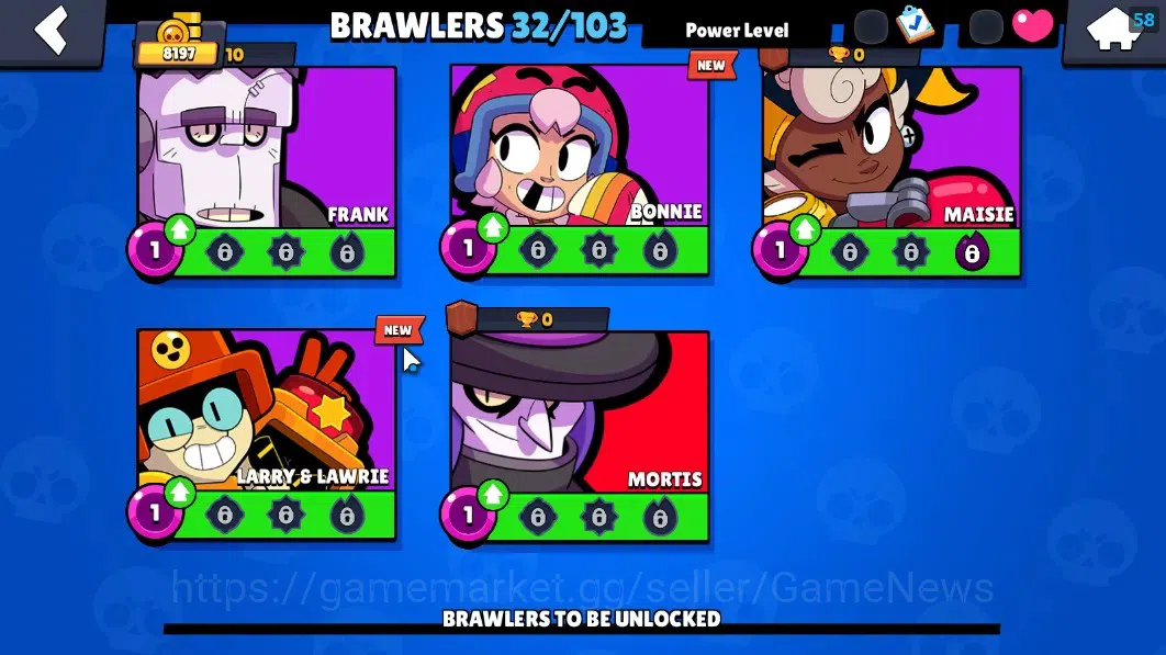Brawl Stars Accounts 8197 Trophy|32 Brawlers 2 Max Lvl|Colette Full Buf image 12