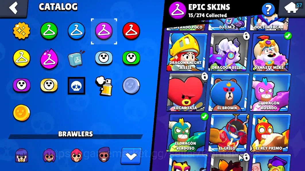 Brawl Stars Accounts 8197 Trophy|32 Brawlers 2 Max Lvl|Colette Full Buf image 16